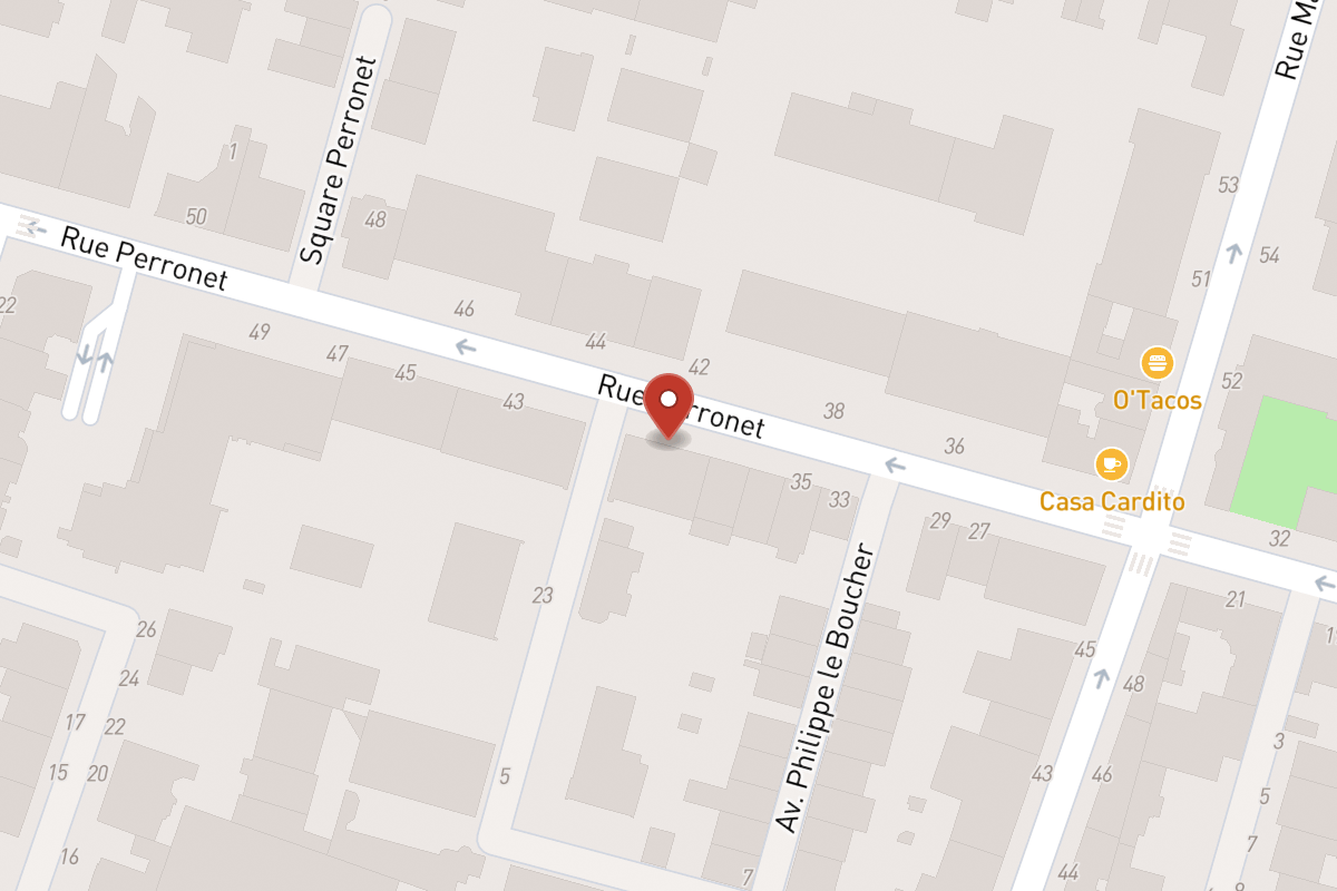 Plan de situation — 41 Rue Perronet