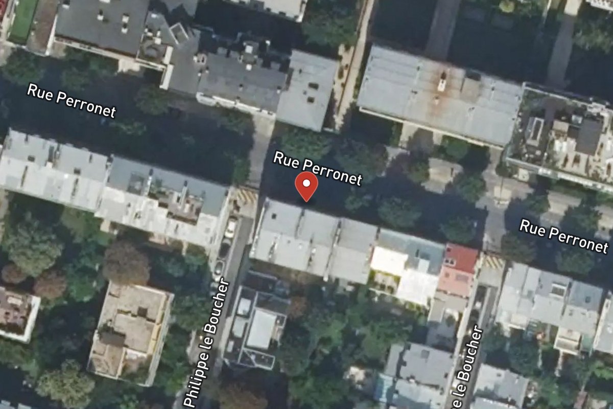 Vue satellite — 41 Rue Perronet