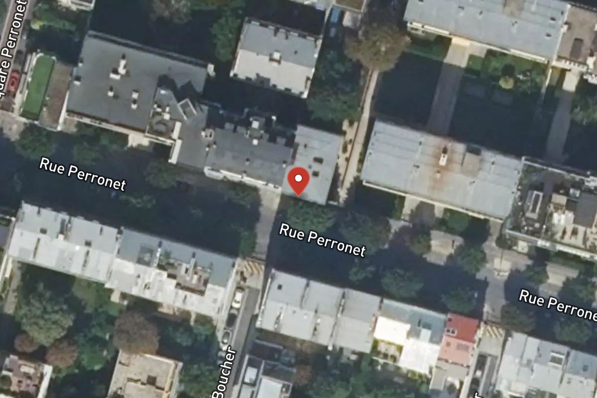 Vue satellite — 42BIS Rue Perronet