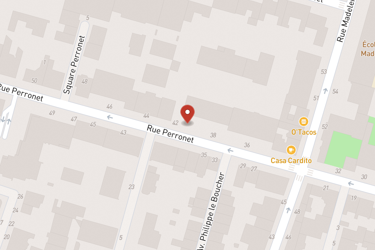 Plan de situation — 42 Rue Perronet