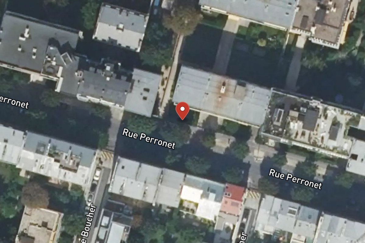 Vue satellite — 42 Rue Perronet