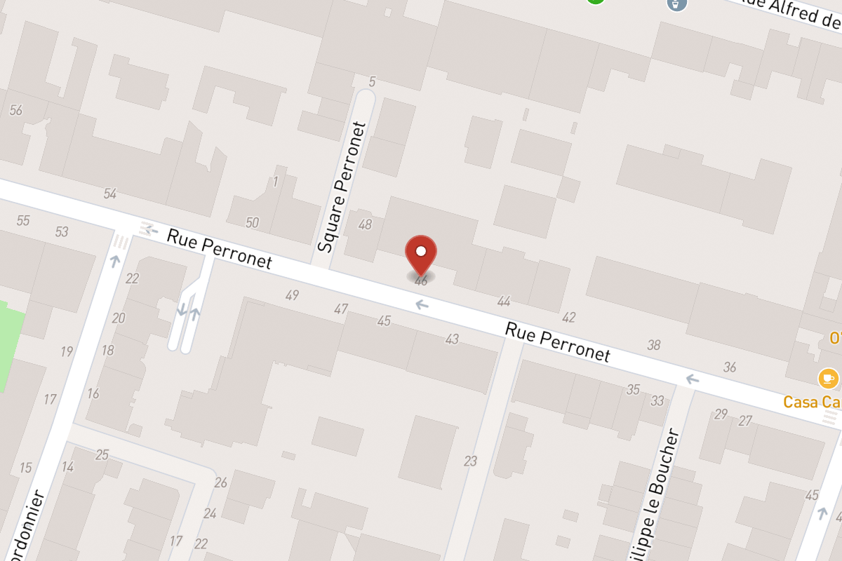 Plan de situation — 46 Rue Perronet