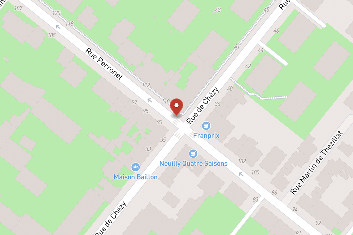 Plan de situation — 47 Rue Perronet