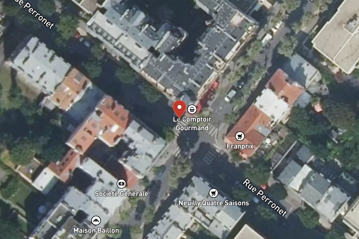 Vue satellite — 47 Rue Perronet