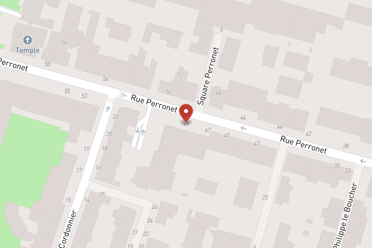 Plan de situation — 49 Rue Perronet