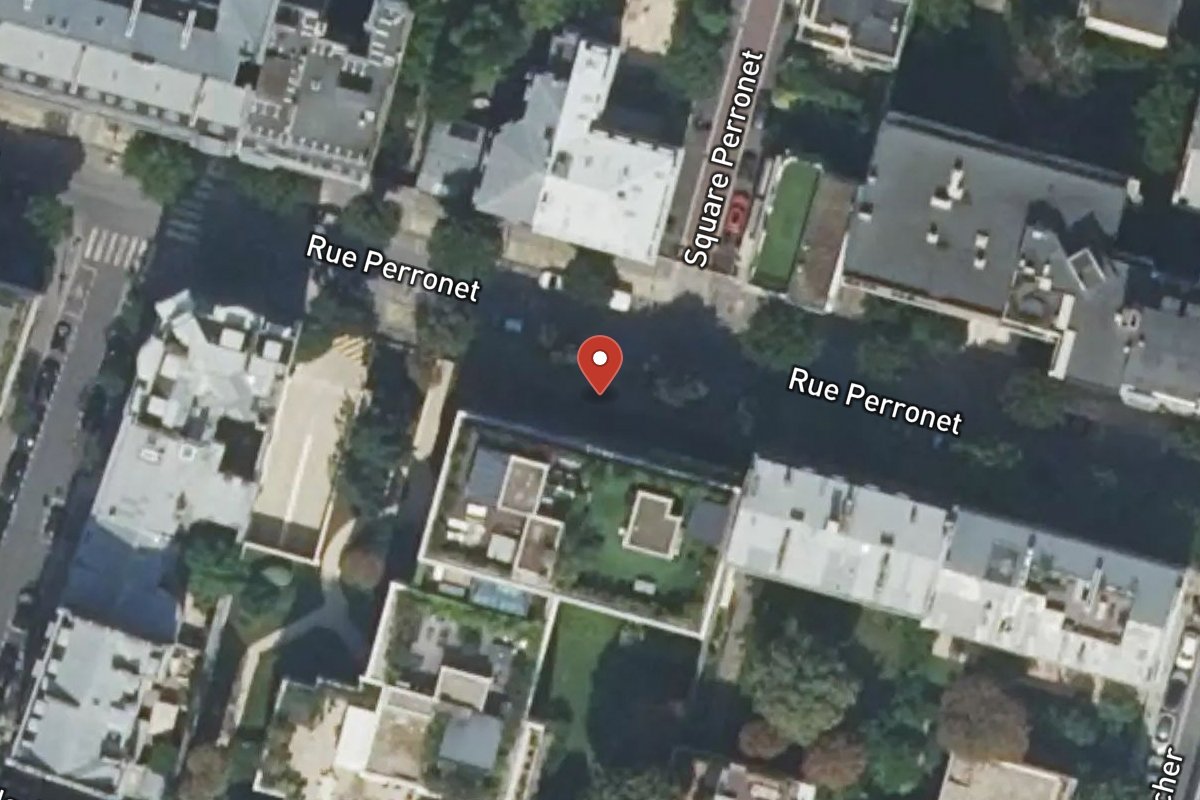 Vue satellite — 49 Rue Perronet