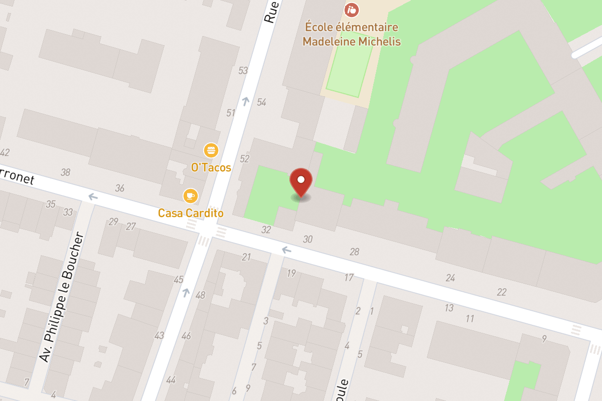 Plan de situation — 4 Rue Perronet