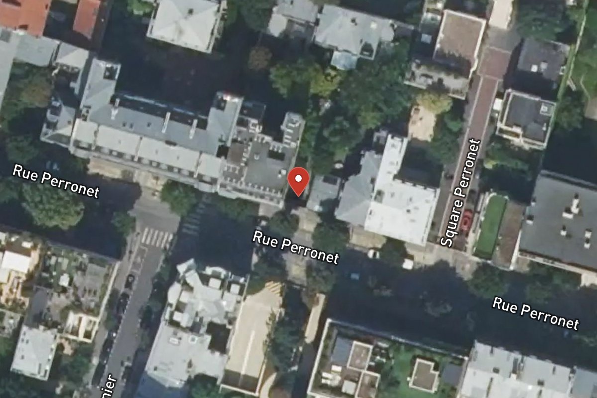 Vue satellite — 50BIS Rue Perronet