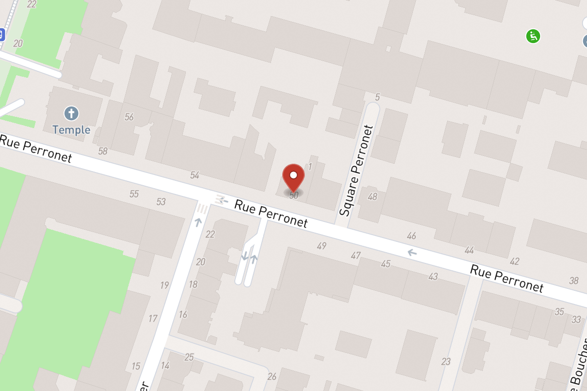 Plan de situation — 50 Rue Perronet