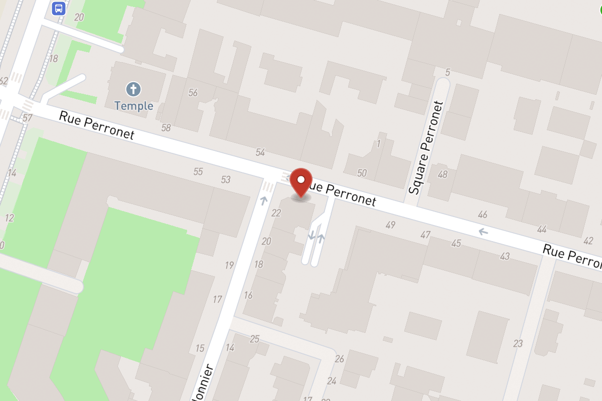 Plan de situation — 51 Rue Perronet