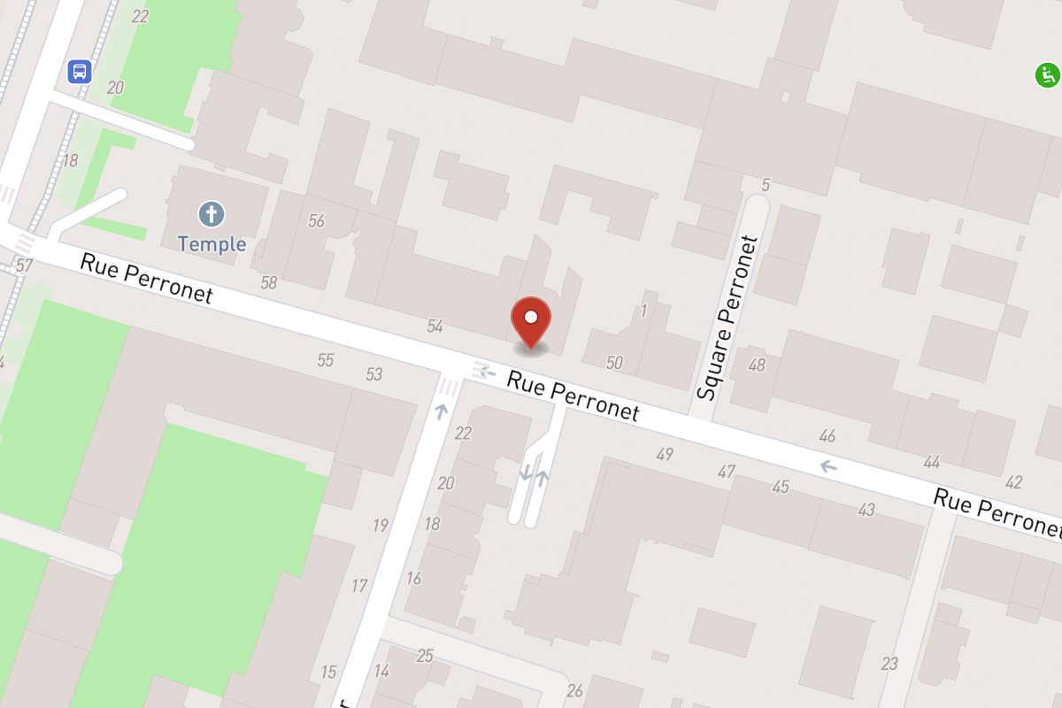 Plan de situation — 52 Rue Perronet