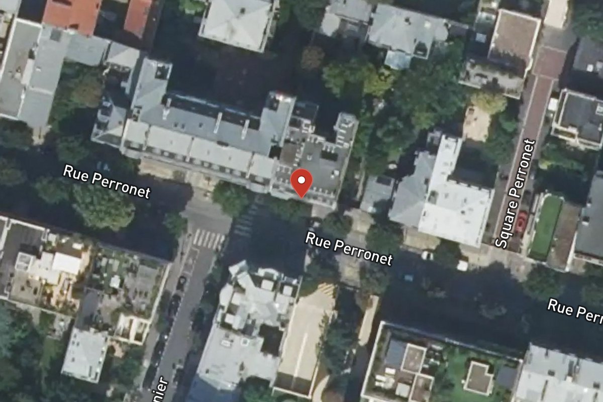 Vue satellite — 52 Rue Perronet