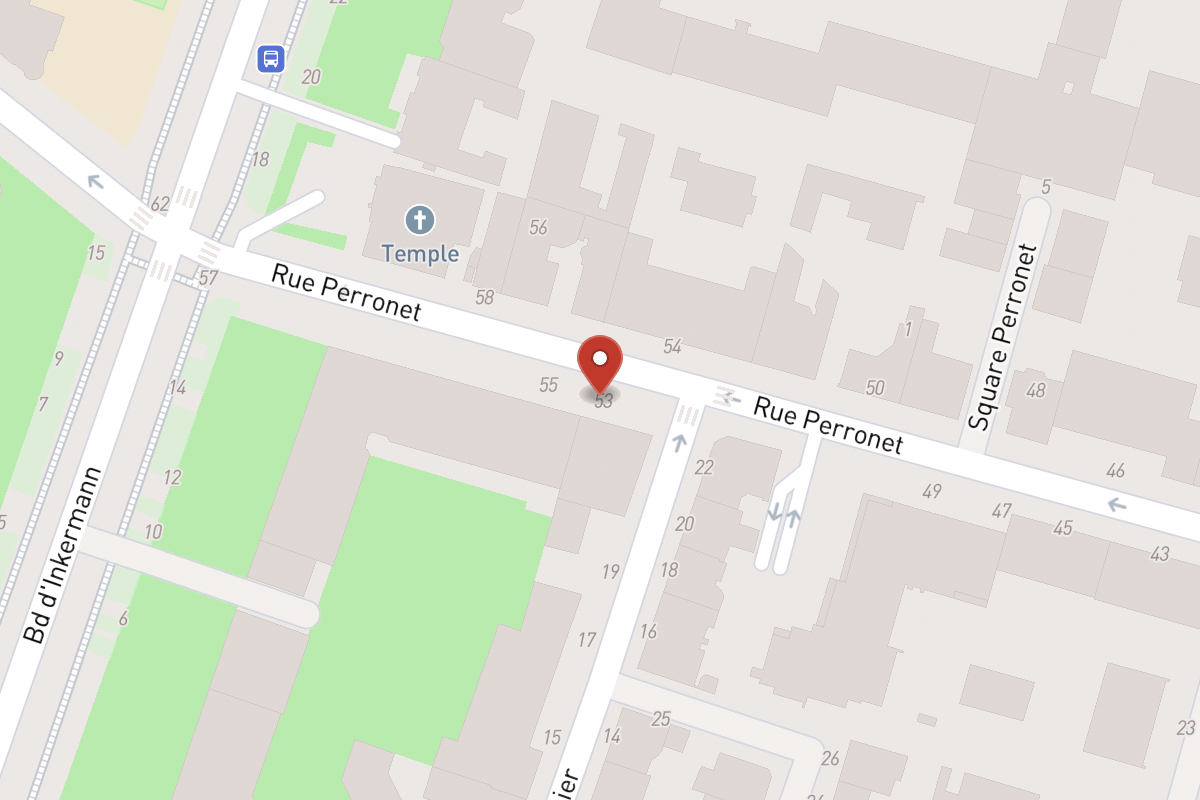 Plan de situation — 53 Rue Perronet