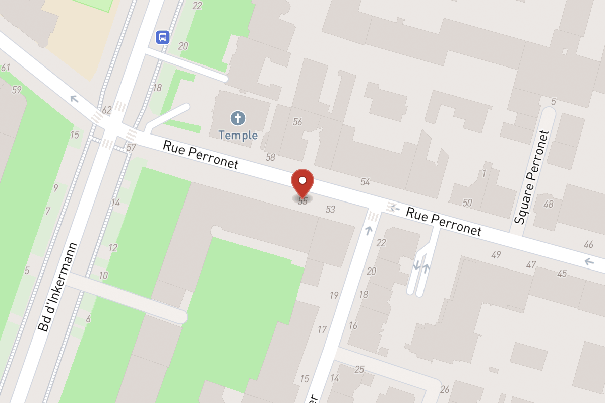 Plan de situation — 55 Rue Perronet