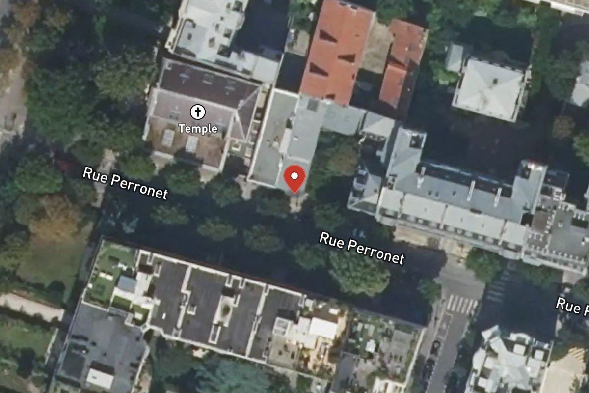 Vue satellite — 56BIS Rue Perronet