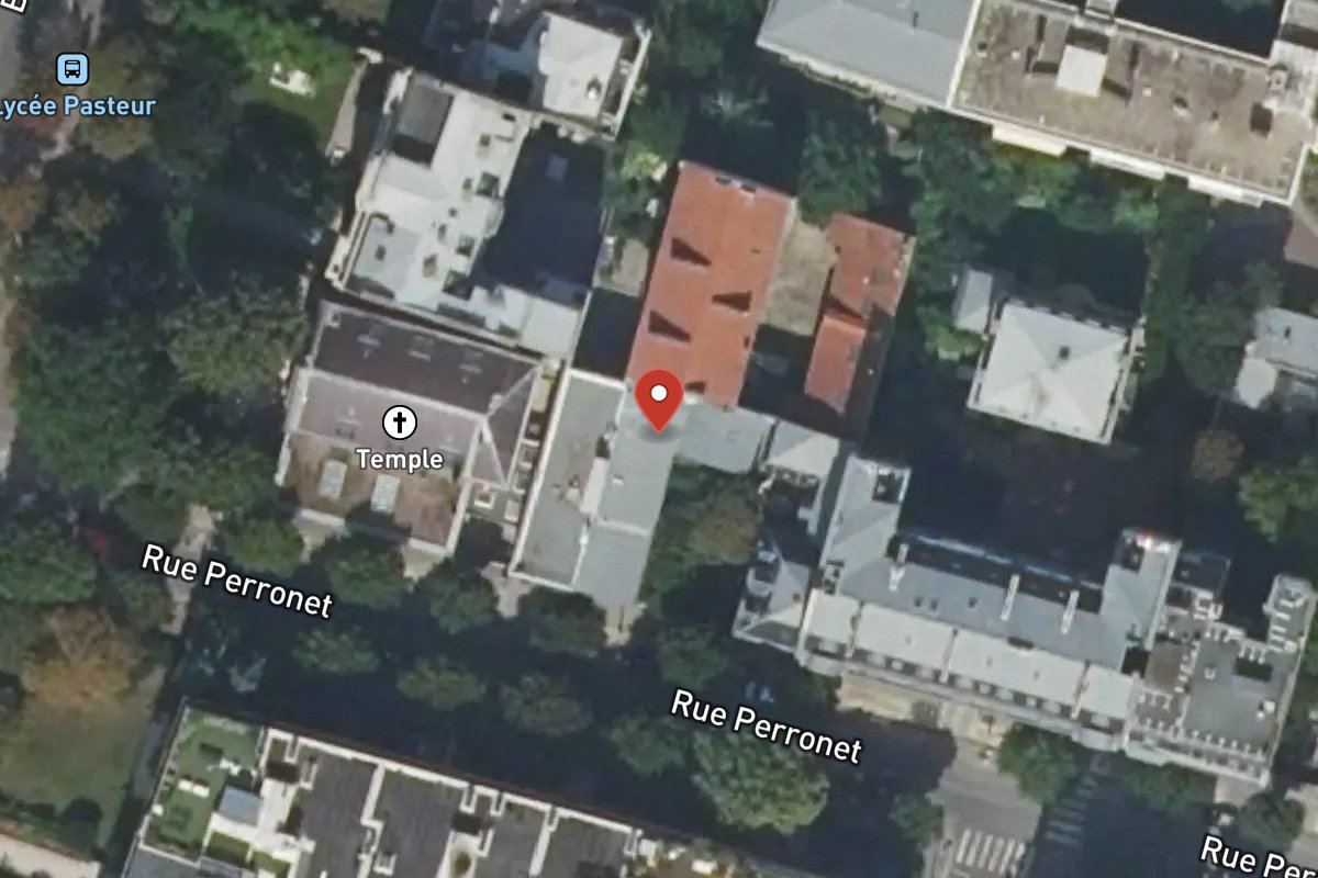 Vue satellite — 56TER Rue Perronet