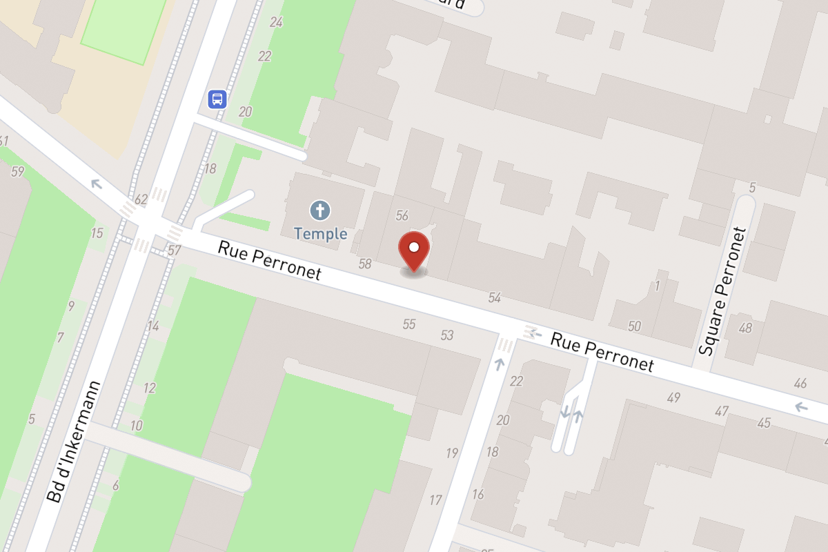 Plan de situation — 56 Rue Perronet