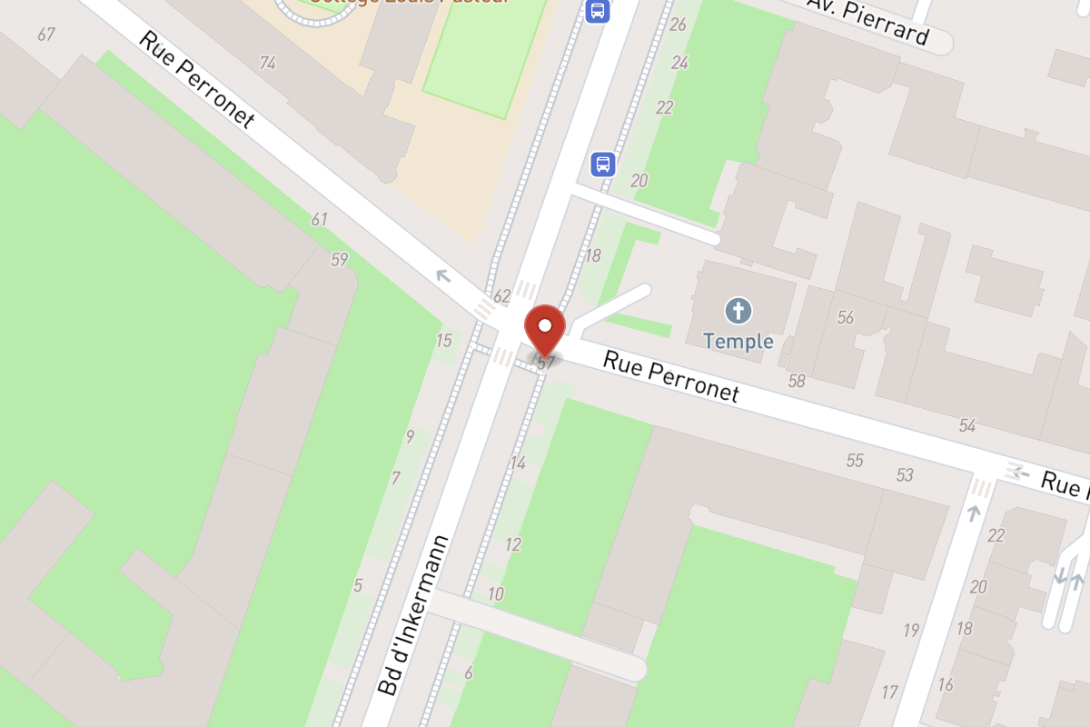Plan de situation — 57 Rue Perronet