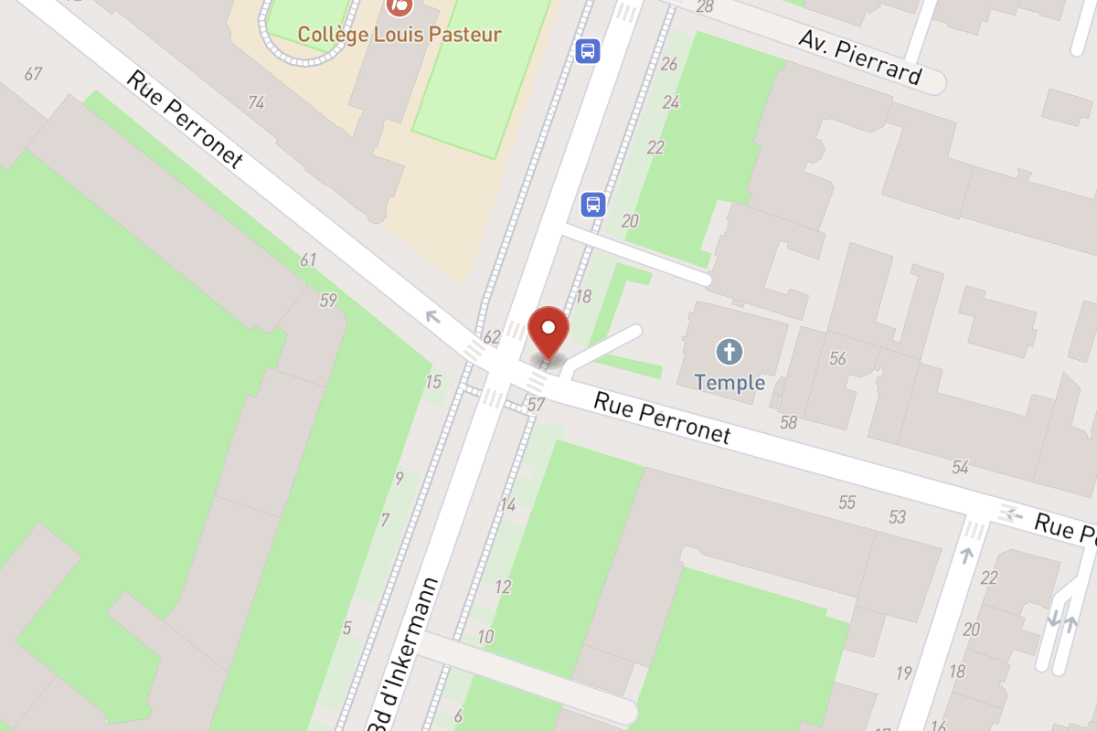 Plan de situation — 60 Rue Perronet