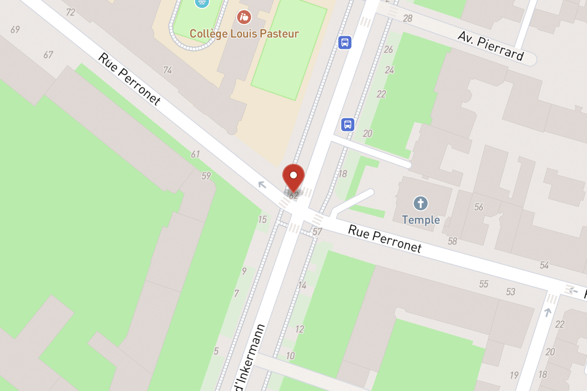 Plan de situation — 62 Rue Perronet