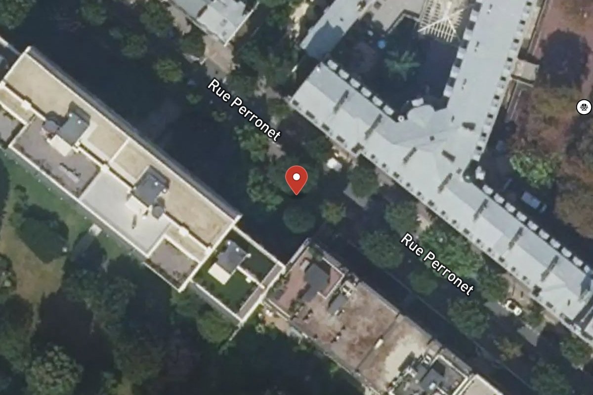 Vue satellite — 67 Rue Perronet