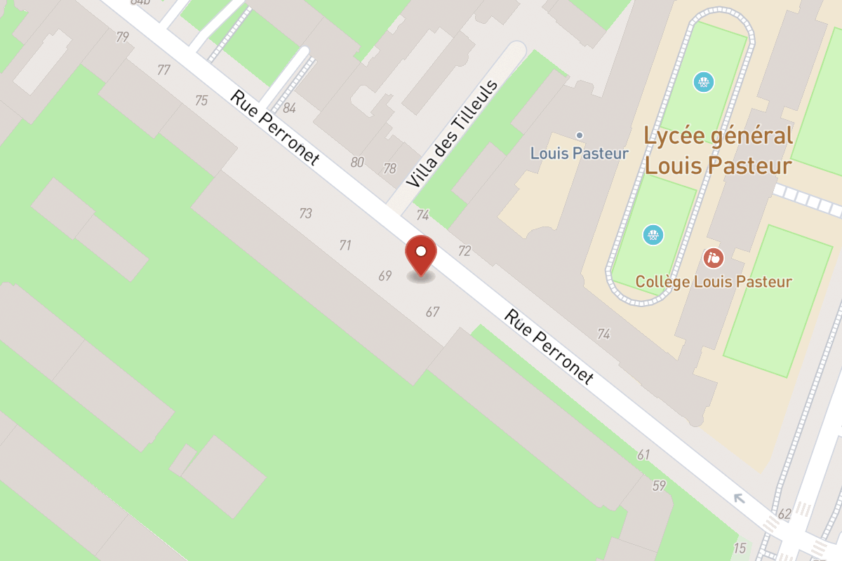 Plan de situation — 69 Rue Perronet