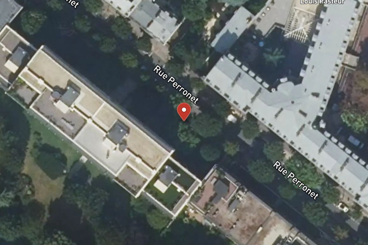 Vue satellite — 69 Rue Perronet