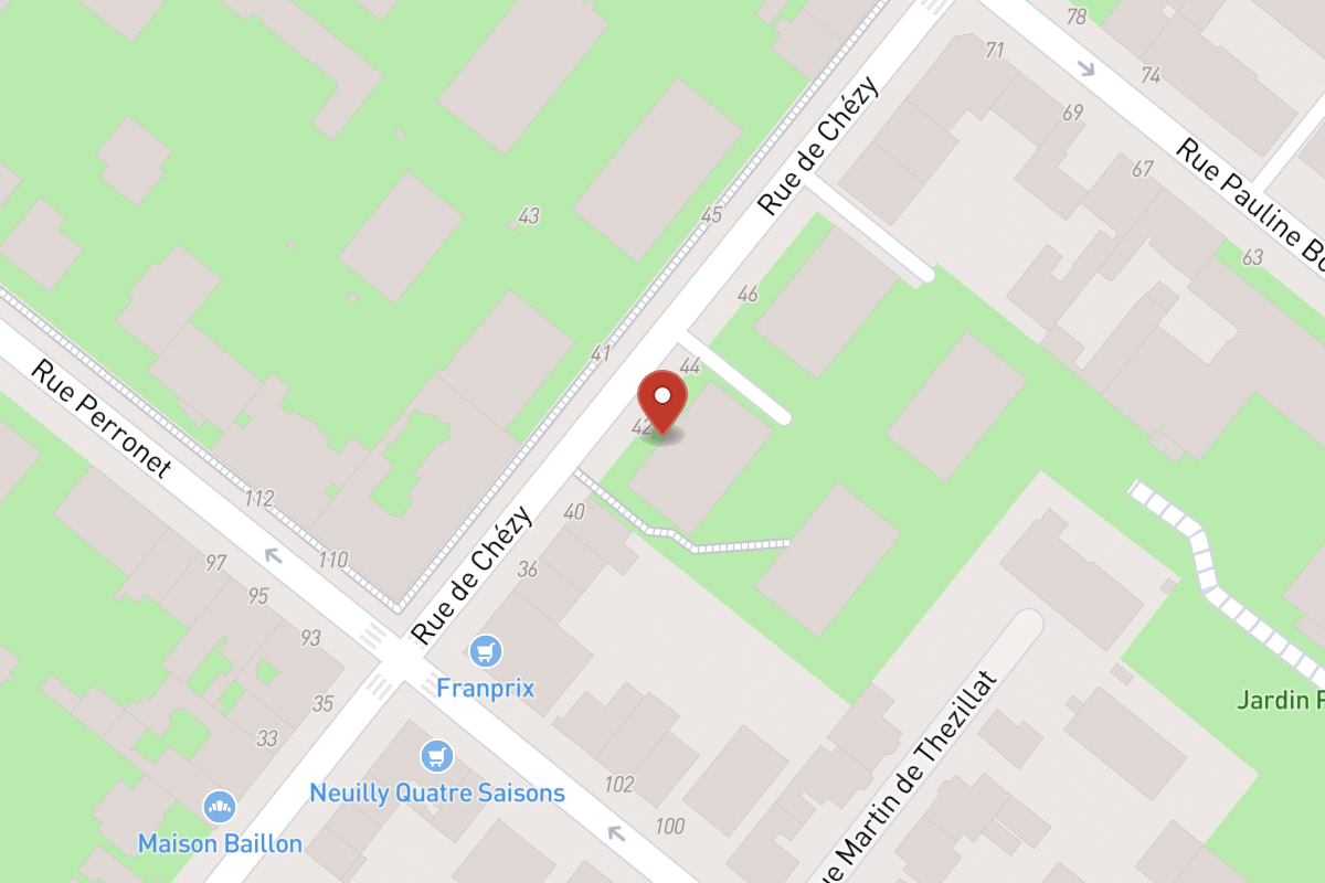 Plan de situation — 6 Rue Perronet