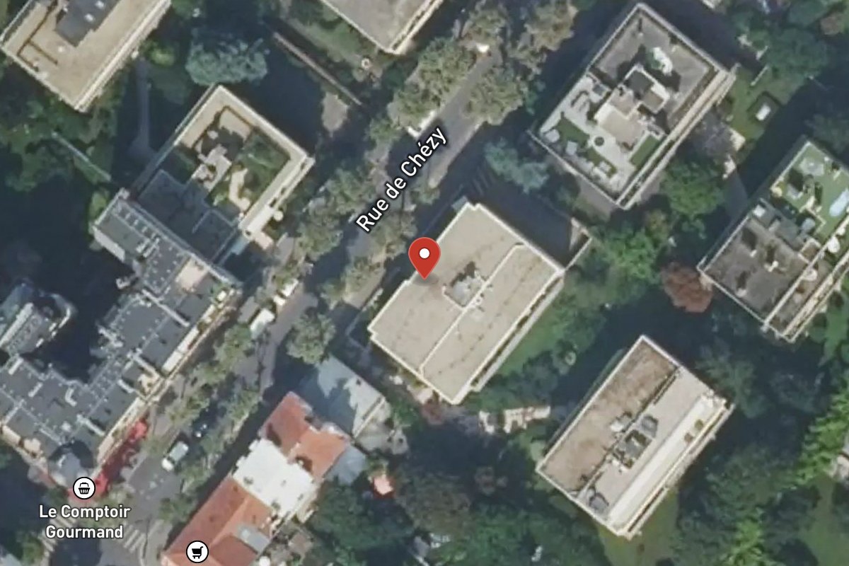 Vue satellite — 6 Rue Perronet