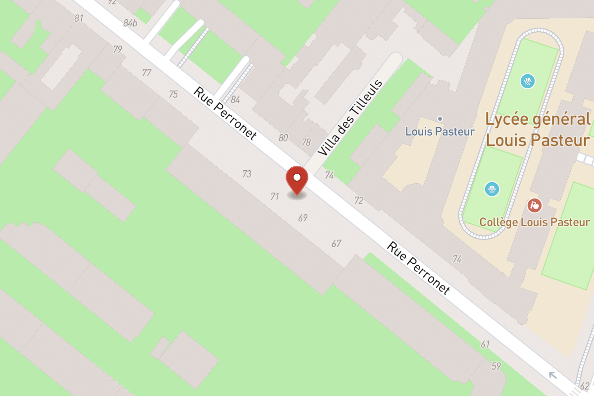 Plan de situation — 71 Rue Perronet