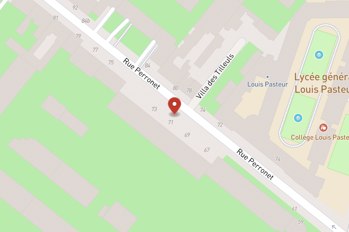 Plan de situation — 73 Rue Perronet