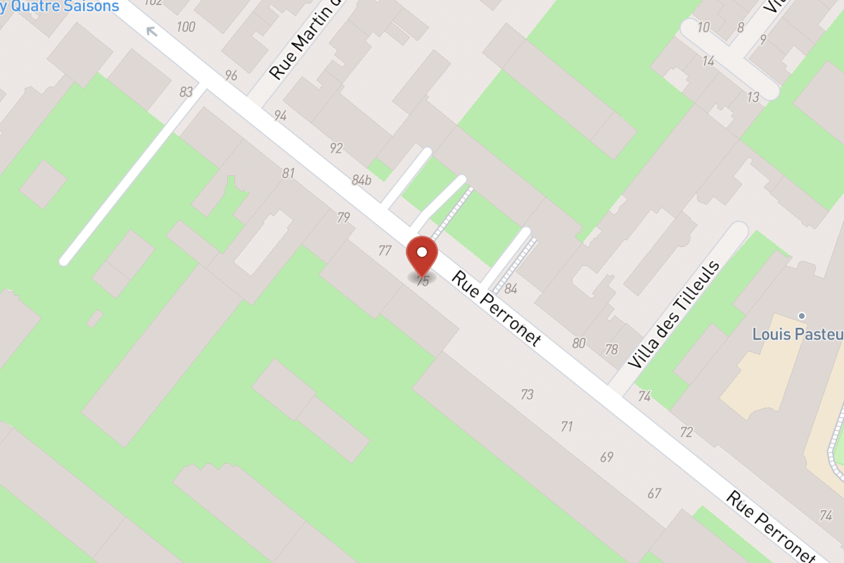 Plan de situation — 75 Rue Perronet