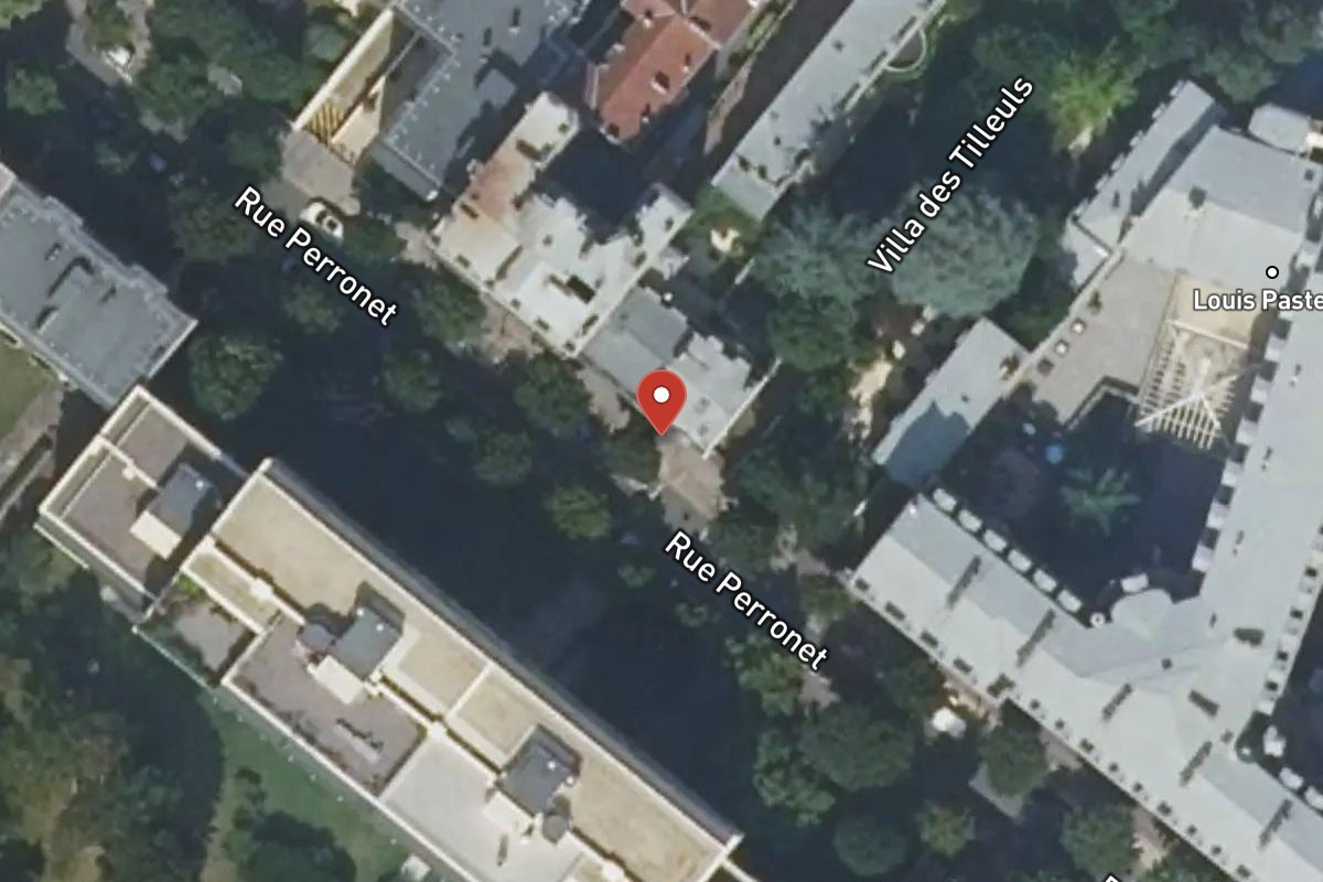 Vue satellite — 76BIS Rue Perronet