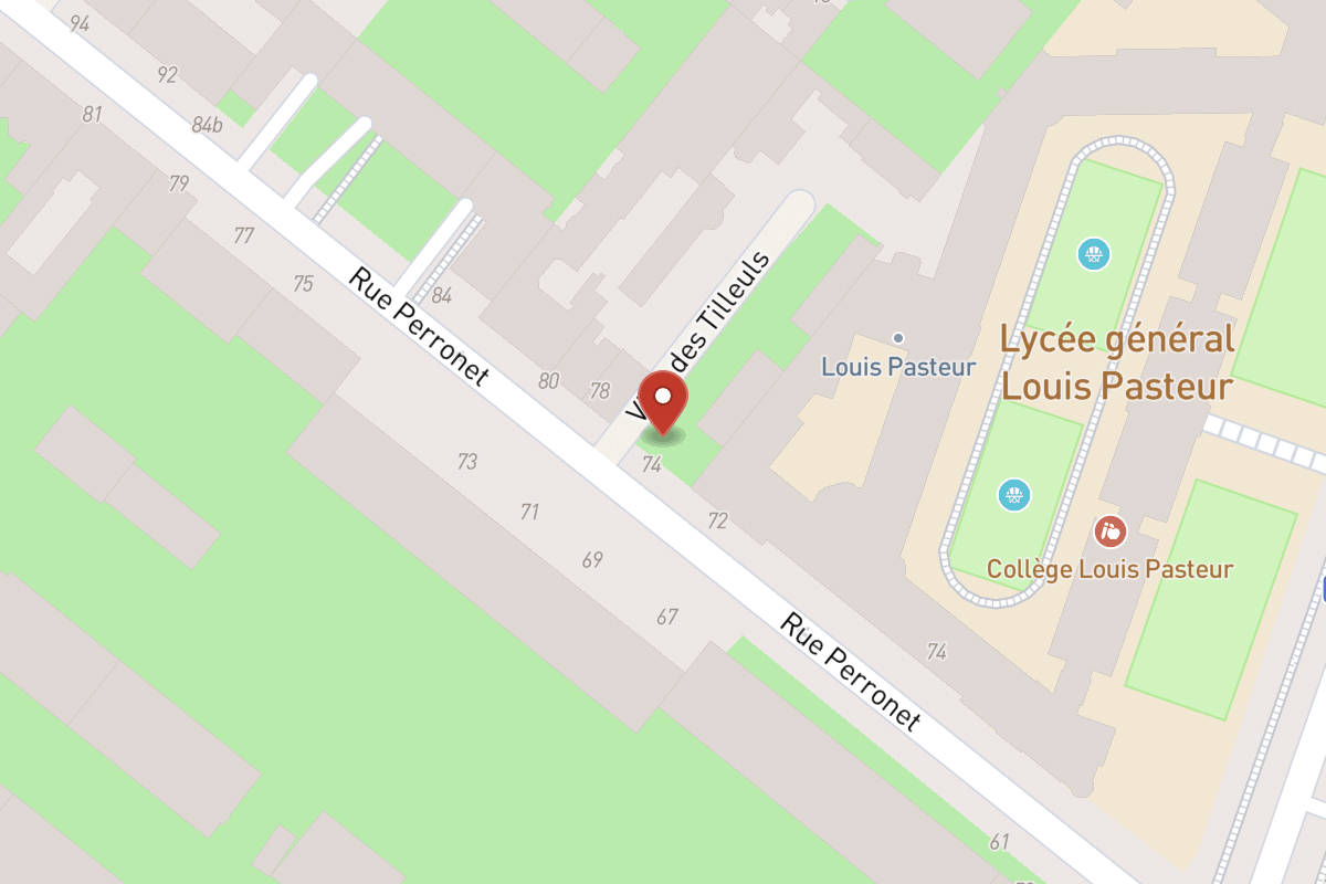 Plan de situation — 76 Rue Perronet