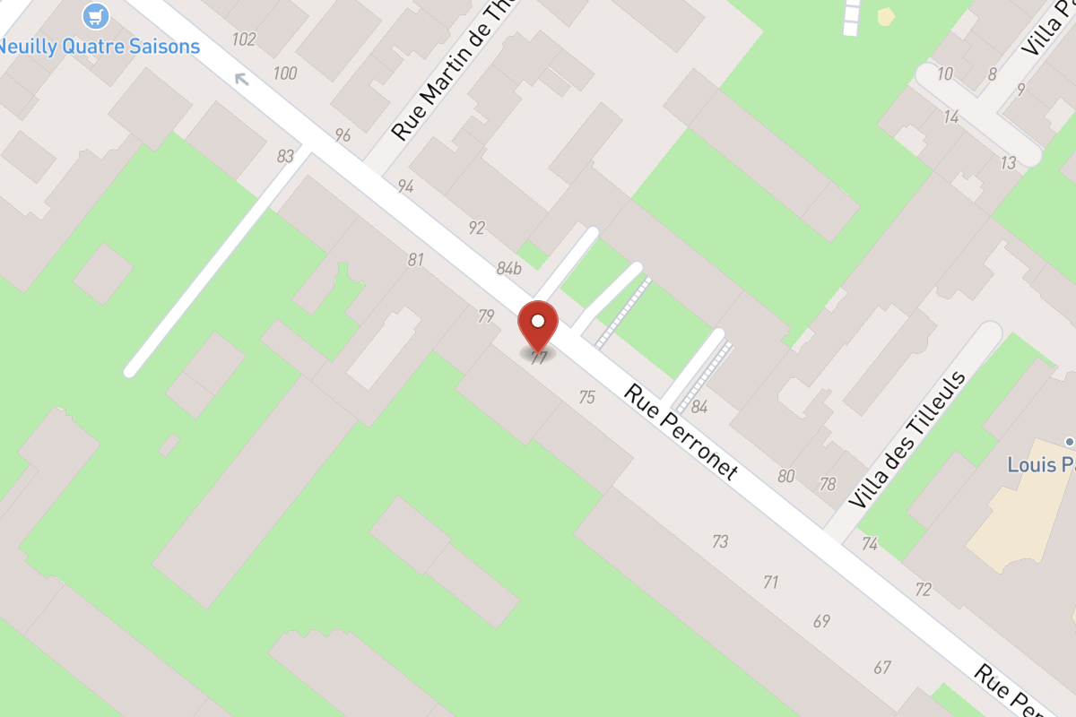 Plan de situation — 77 Rue Perronet