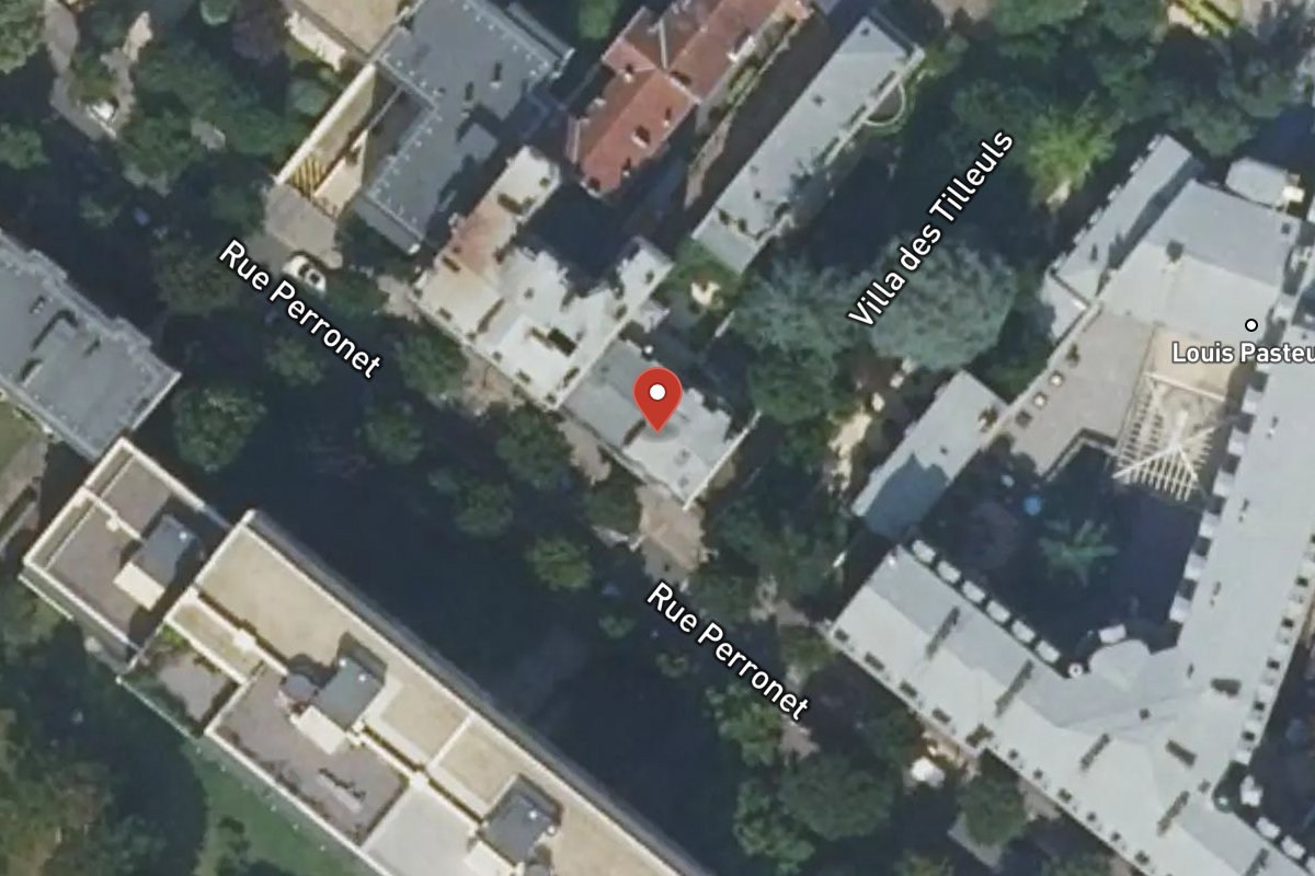 Vue satellite — 78 Rue Perronet