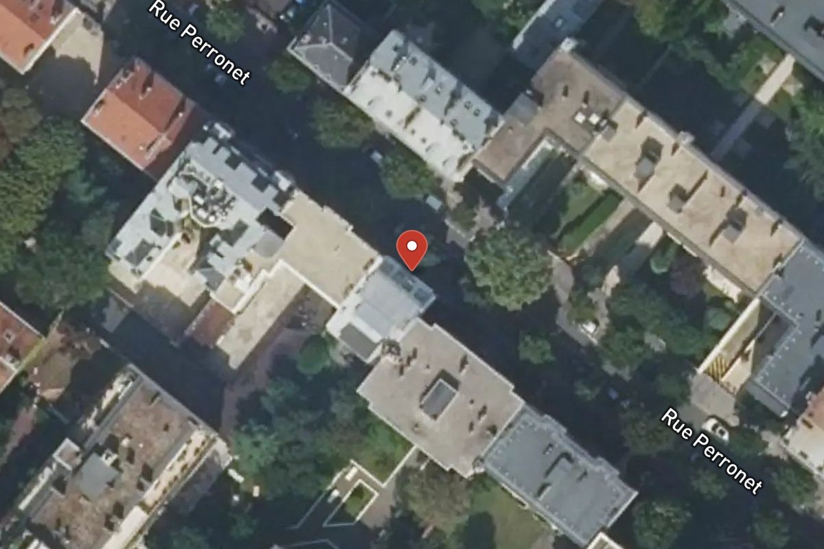 Vue satellite — 79 Rue Perronet