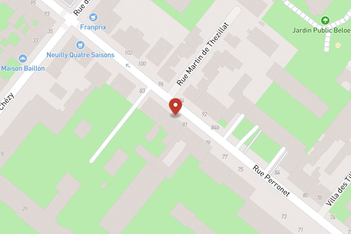 Plan de situation — 81BIS Rue Perronet