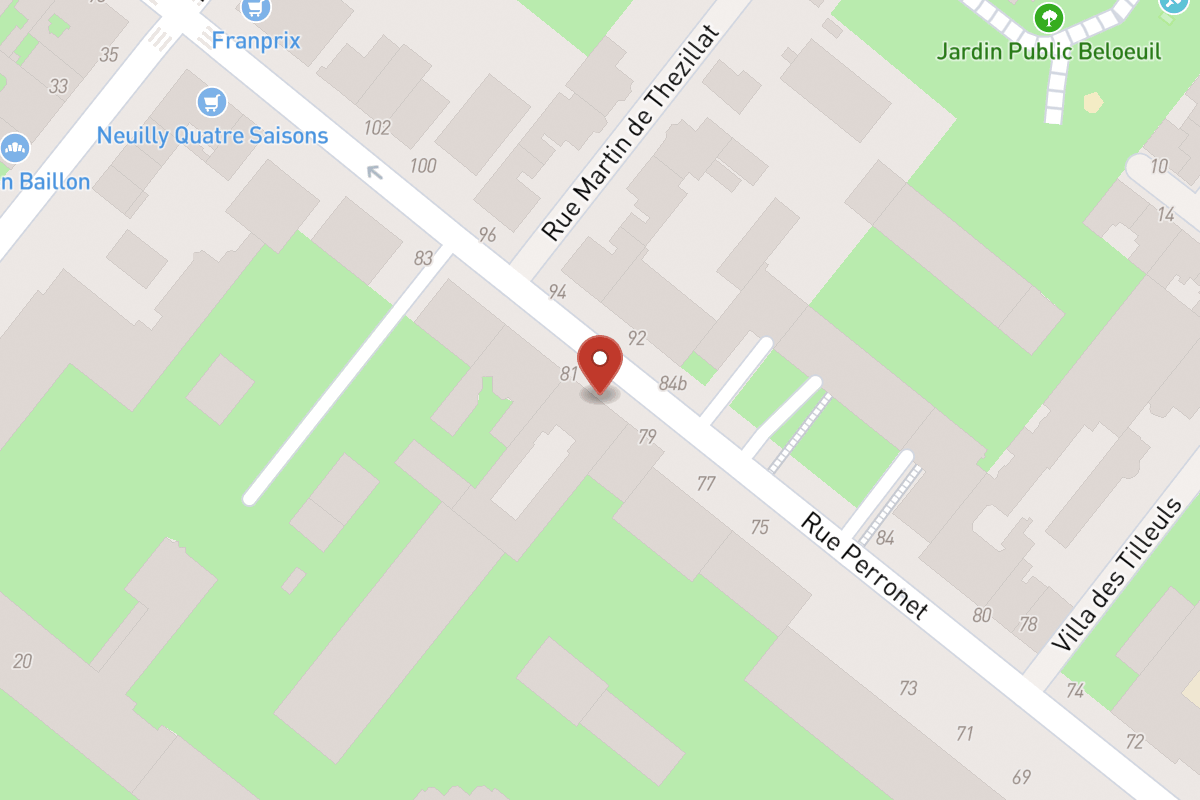 Plan de situation — 81 Rue Perronet