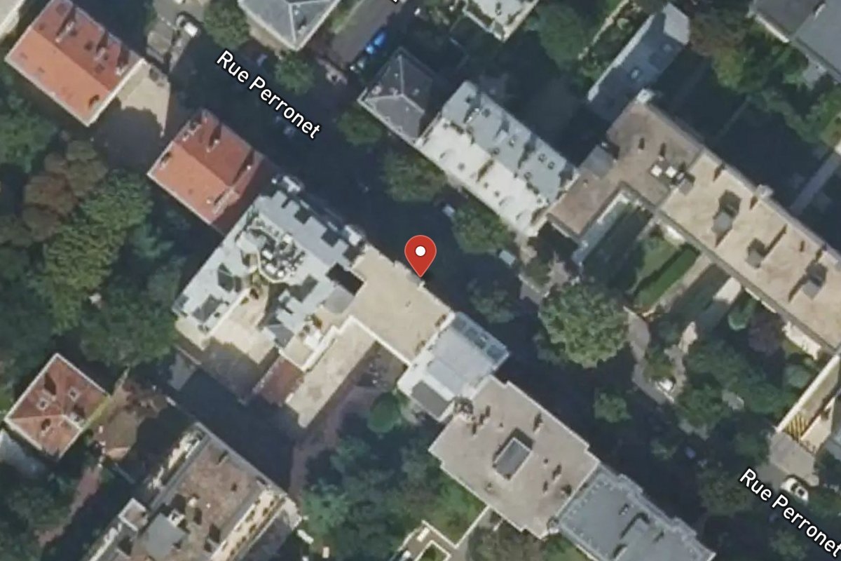 Vue satellite — 81 Rue Perronet