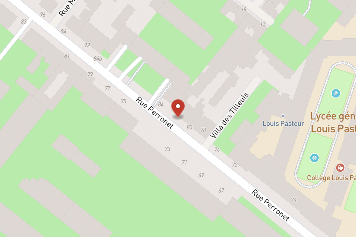 Plan de situation — 82 Rue Perronet