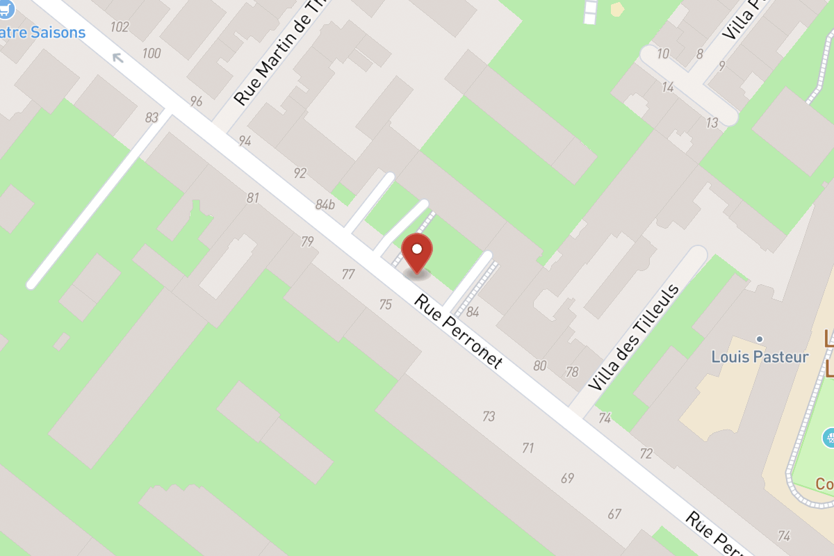 Plan de situation — 84A Rue Perronet