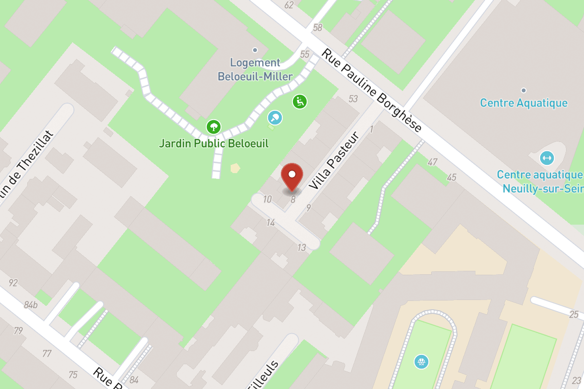 Plan de situation — 8 Rue Perronet