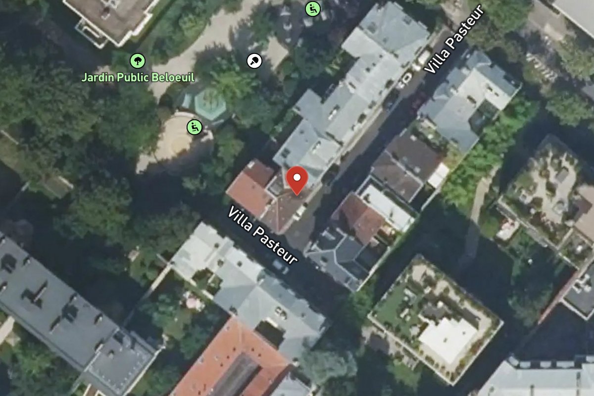 Vue satellite — 8 Rue Perronet