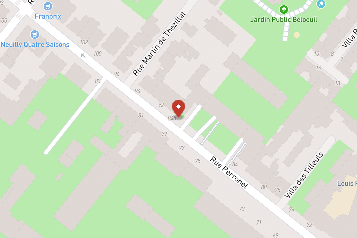 Plan de situation — 90 Rue Perronet
