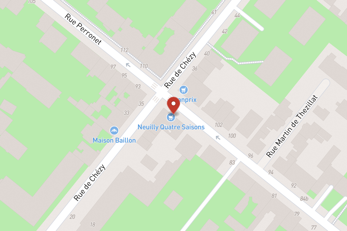 Plan de situation — 91 Rue Perronet