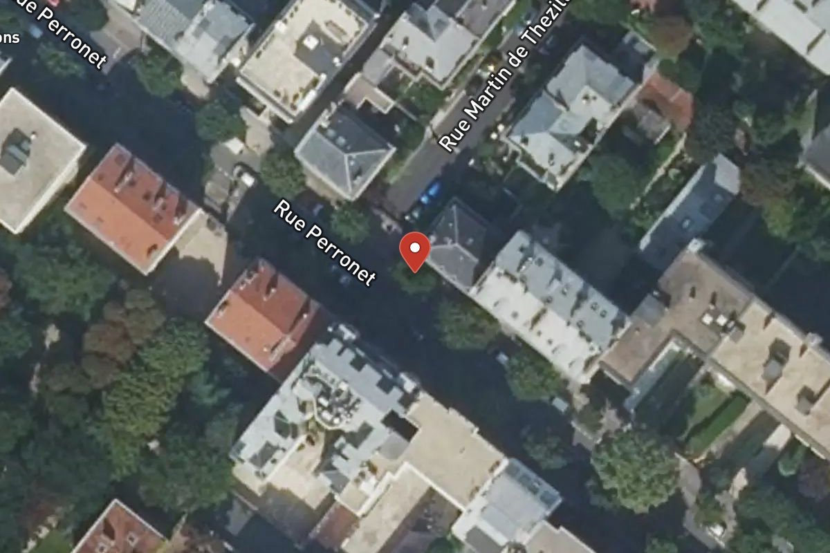 Vue satellite — 94 Rue Perronet