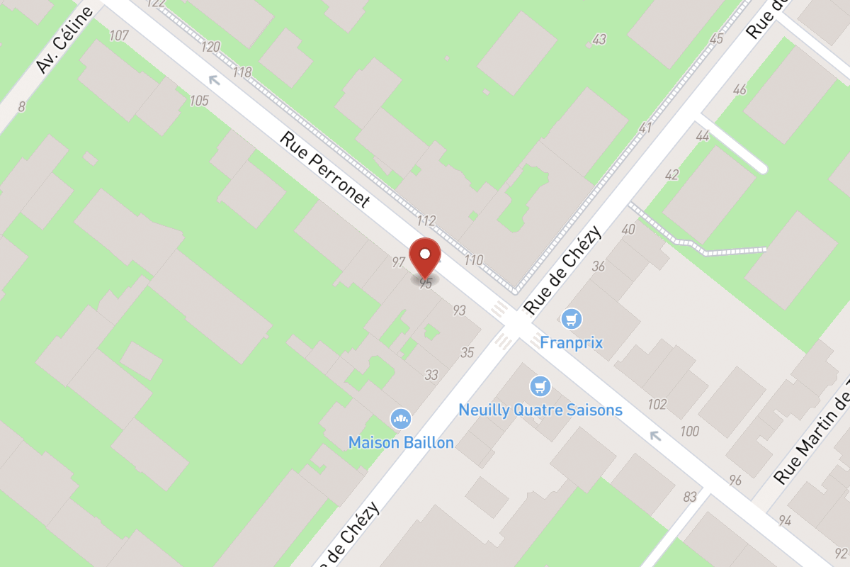 Plan de situation — 95 Rue Perronet