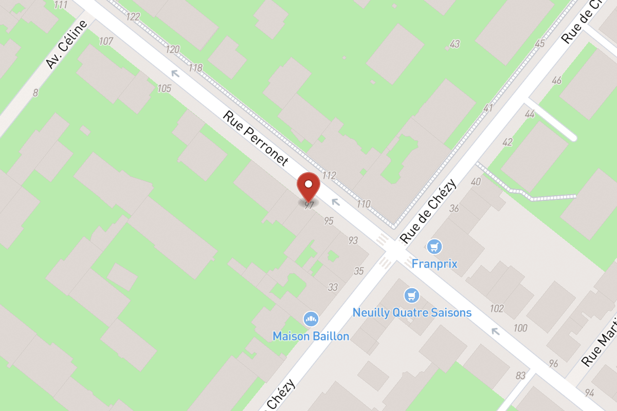 Plan de situation — 97 Rue Perronet