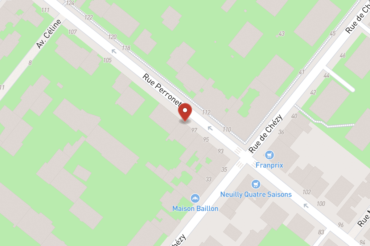 Plan de situation — 99 Rue Perronet